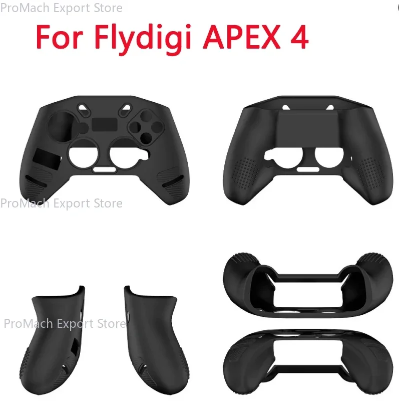 حافظة من السيليكون لهاتف FLYDIGI Vader 4 Pro / Flydigi APEX 4 غطاء حماية لوحدة التحكم في الألعاب مضاد للسقوط والغبار حافظة جلدية ناعمة
