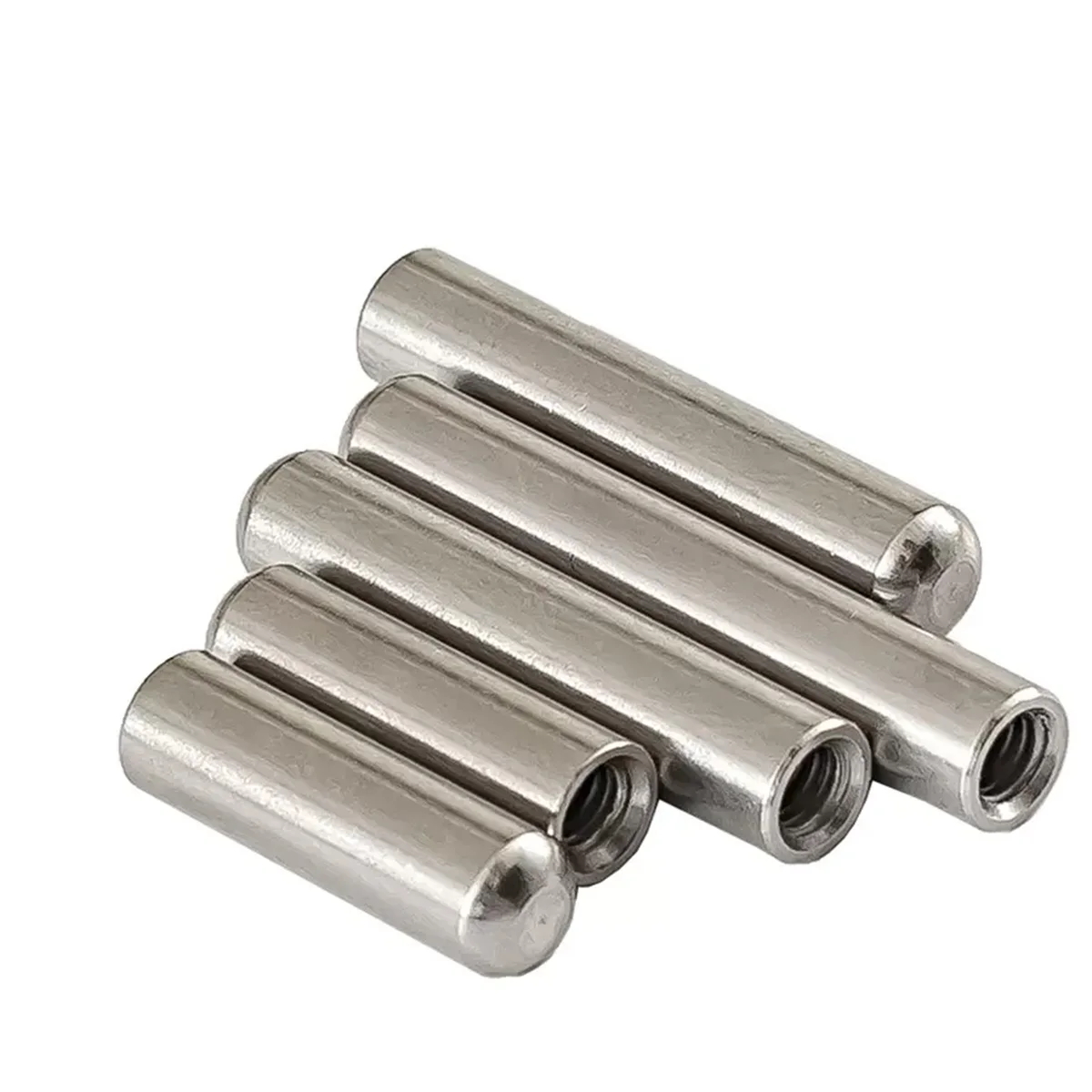 M2M3M4M5M6M8 Stainless Steel One Head Round Head Guide Pillar Cylindrical Pin Internal Thread Perforated Pin Positioning Pin