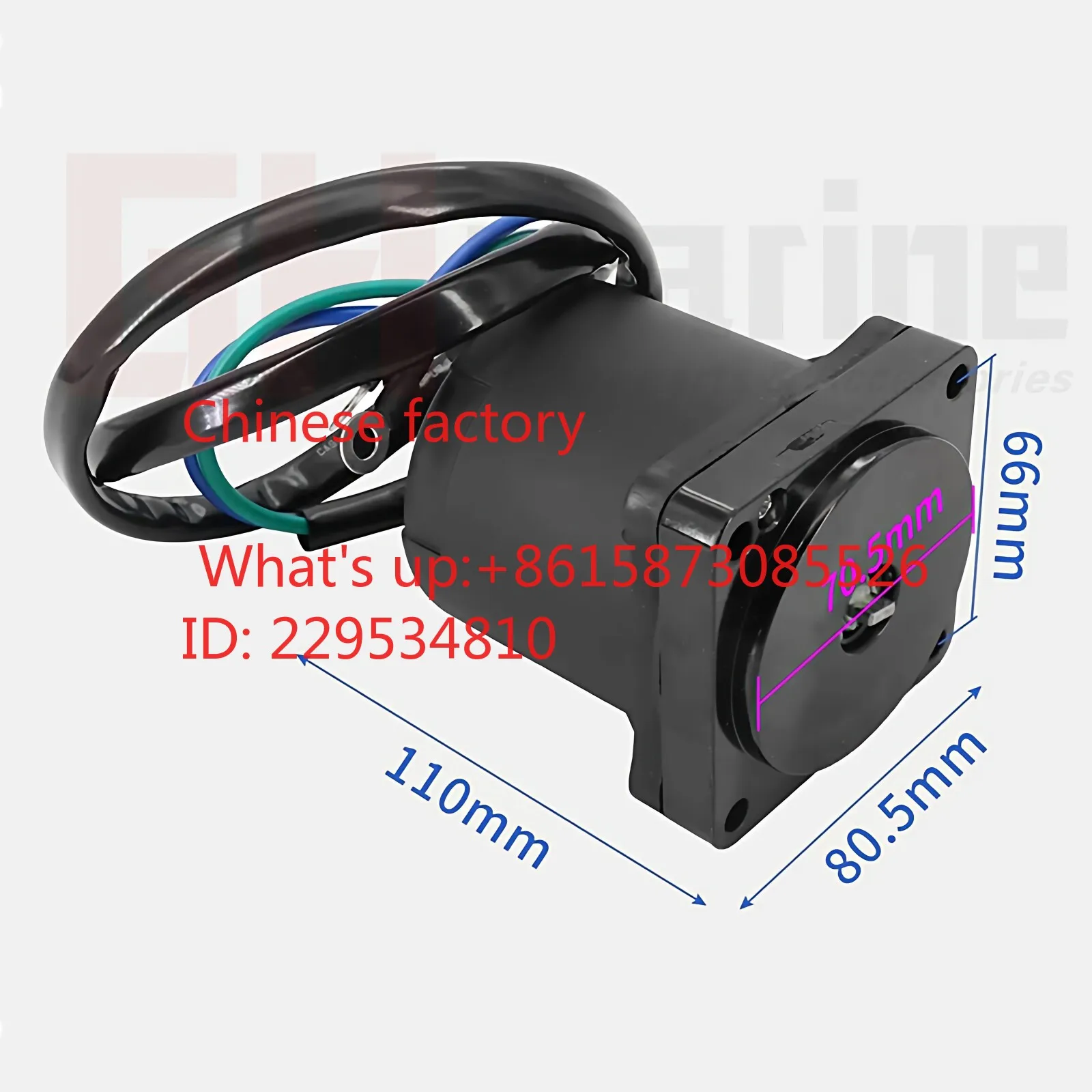 Marine accessories Yacht motorboat hydraulic lift motor suitable for 115-225 horsepower 64E-43880