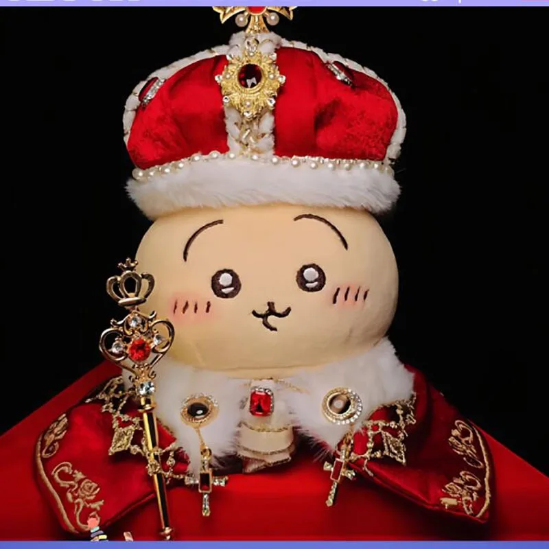 New Chiikawa King Plush Keychain Kawaii Usagi Hachiware Plush Pendant Ins Korean Cartoon Anime Friend Birthday Gift