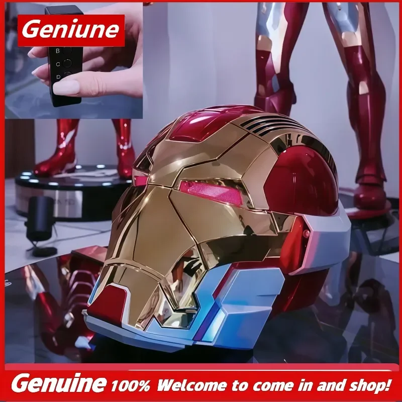 High Quality Iron Man Helmet Mk5 Mk7 Mk17 Mk50 Wearable Led Light Mask Cosplay Role Playing Collectible Gift For Adult
