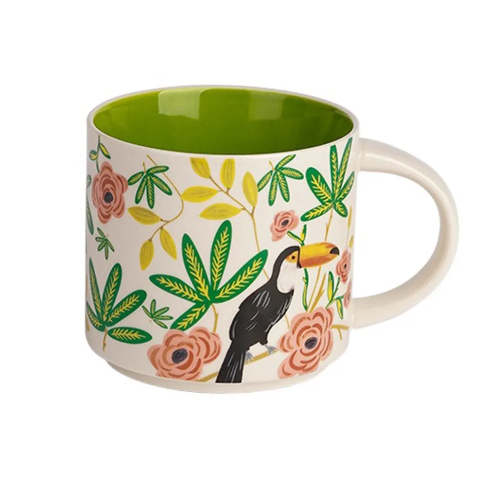 

Подарочная креативная керамическая кружка, фарфоровая чайная чашка с ручной росписью, 450 мл, керамическая кофейная кружка с ручкой, украшение для дома