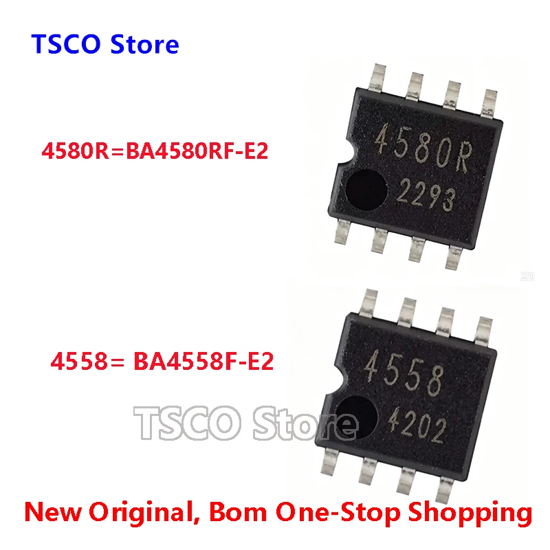 (10 Piece/lot)   4580R =BA4580R  4558= BA4558 SOP8  New Original