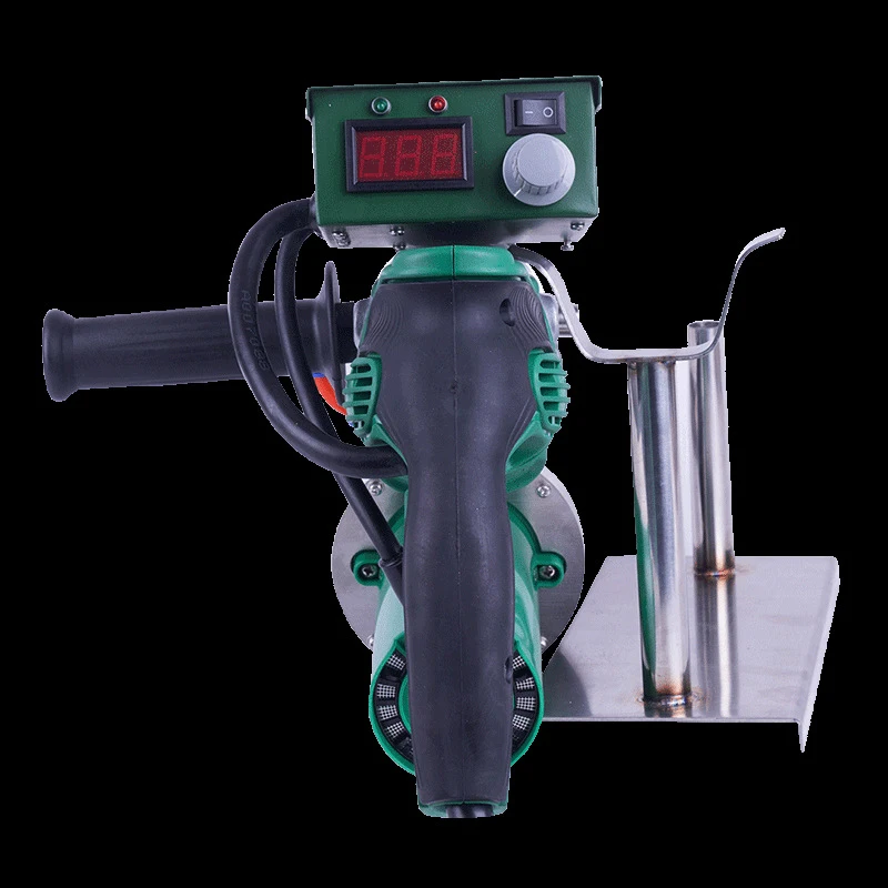 Pistola de soldadura de plástico de extrusión automática, reparación de geomembrana impermeable, tablero de pp, máquina de soldadura de extrusión de fusión en caliente eléctrica de pe