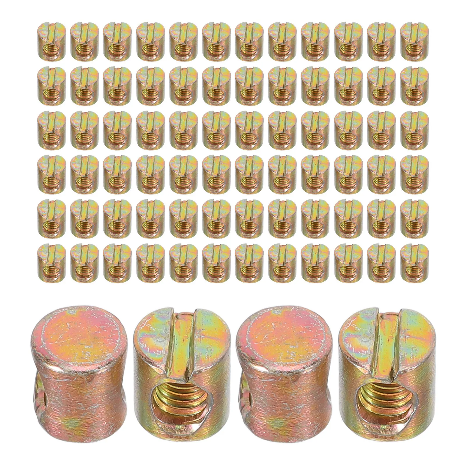100Pcs M6 Furniture Nuts Barre - Furniture Hardware Barrel Nut recension och pris
