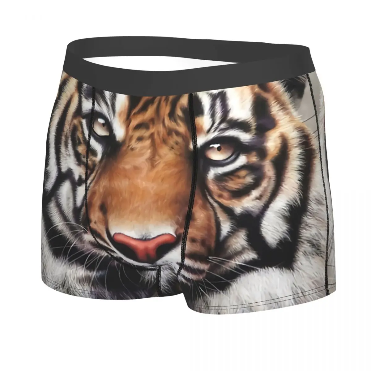 KATECHEO Man\'s Boxer Briefs Underpants Tiger Animal Lover Highly Breathable Top Quality Birthday Gifts