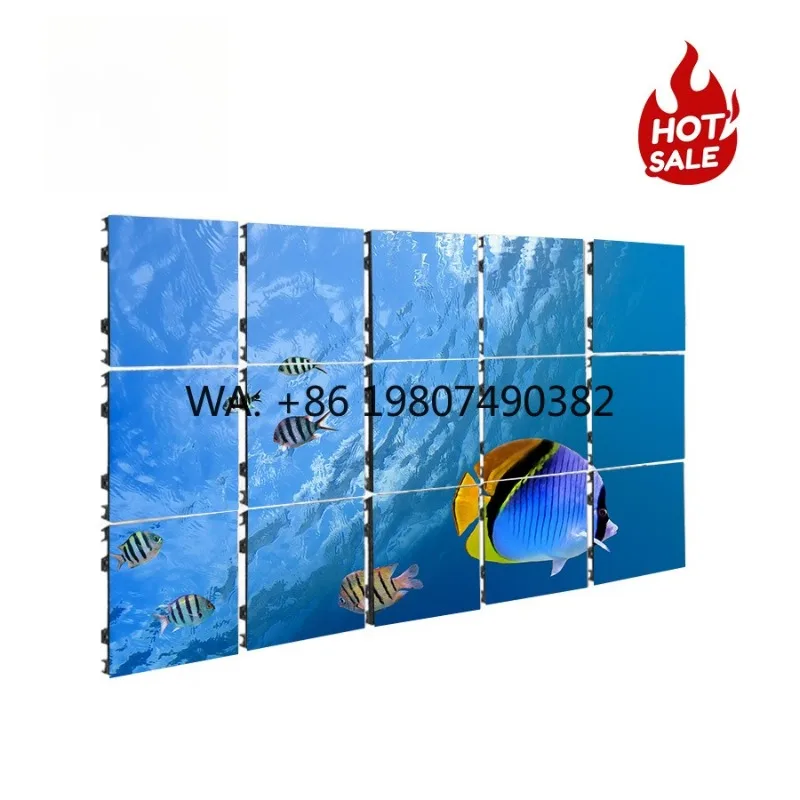 4K 8K HD P3.91 LED Wall Panels 500X500MM Rental Display With Support For Wedding Trade Show Commercial Advertising Events