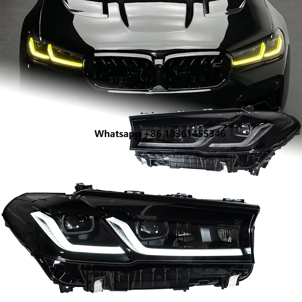 

AKD Car Lights for G30 LED Headlight Projector Lens 2017-2020 5 Series 530i 525i Head Lamp Front DRL Signal Auto Accessories