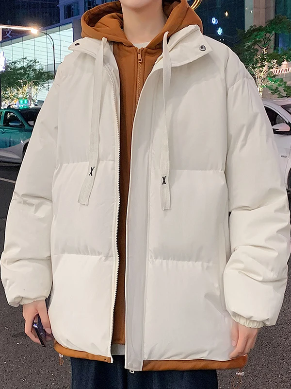 2025 New Graphene Cotton Jacket Thickened Stand Collar Windproof Warm Bread Style Outerwear for Couples Trendy All-Match Coat