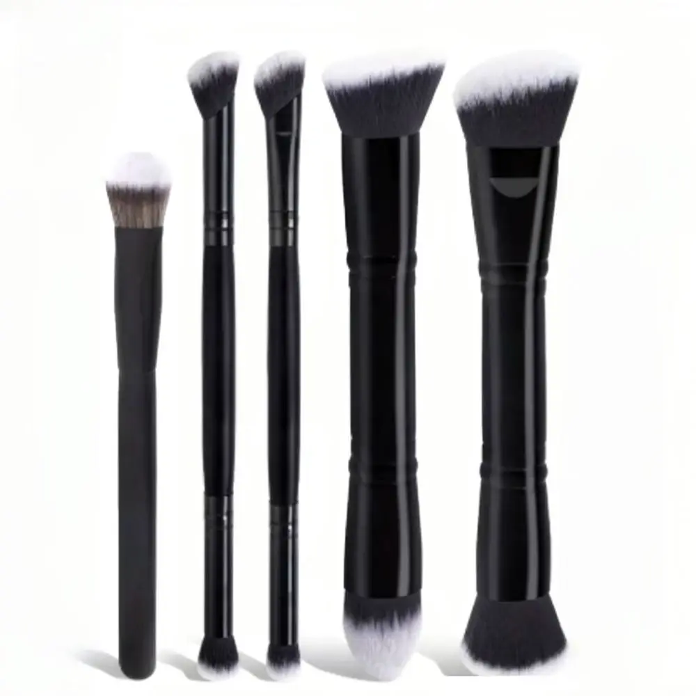 Professional Professional Dual Head Beauty Brush Set Soft Synthetic Foundation Concealer Blush Powder Cosmetic Makeup Tools - Aliexpress Deal