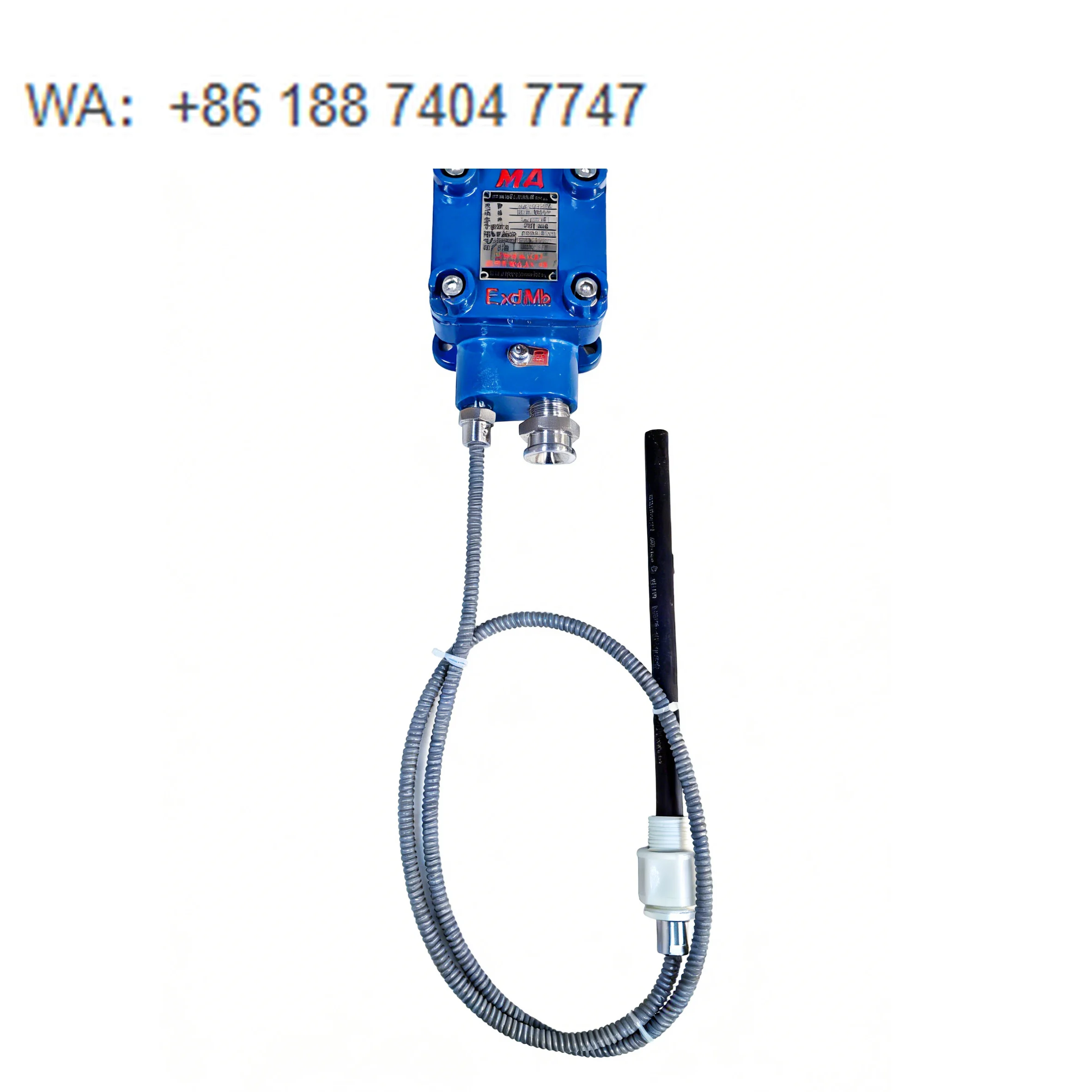 High-precision PT100 platinum thermal resistance temperature sensor for coal mines, 3-wire system
