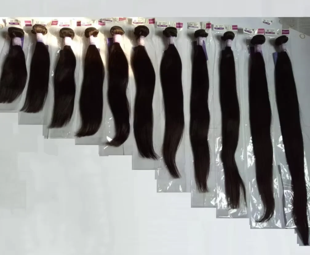 Gymdream Store Raw Remy Brazilian Straight Human Hair Bundles Natural Color Unprocessed Hair Weave Extensions Long Hair Wefts