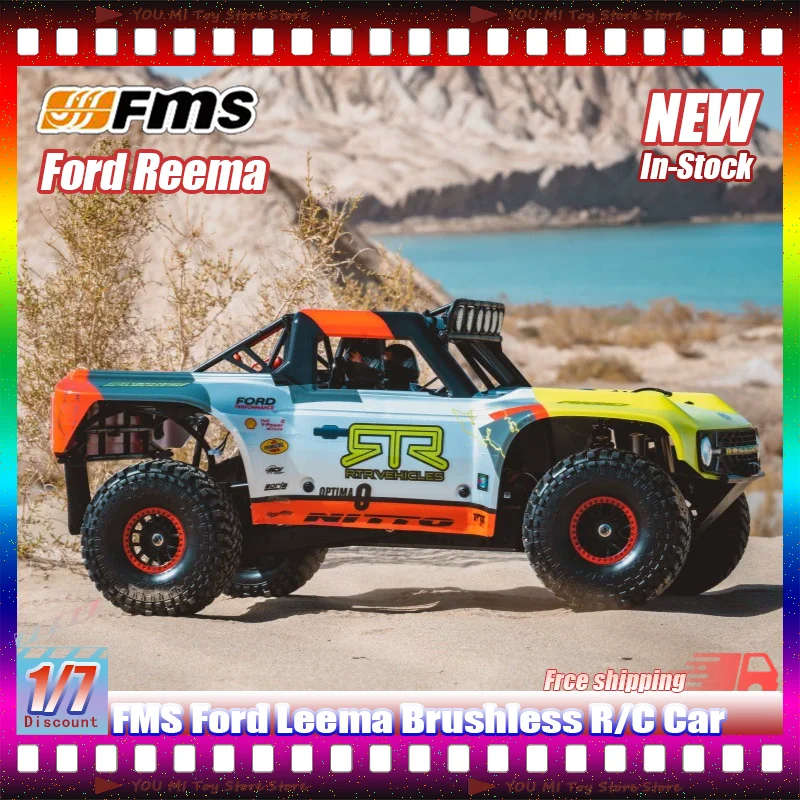 

Новинка на складе Fms1:7, Ford Wild Horse, профессиональная бесщеточная, с четырьмя приводами, гоночная, с короткой картой, радиоуправляемая модель автомобиля с дистанционным управлением, уличные игрушки