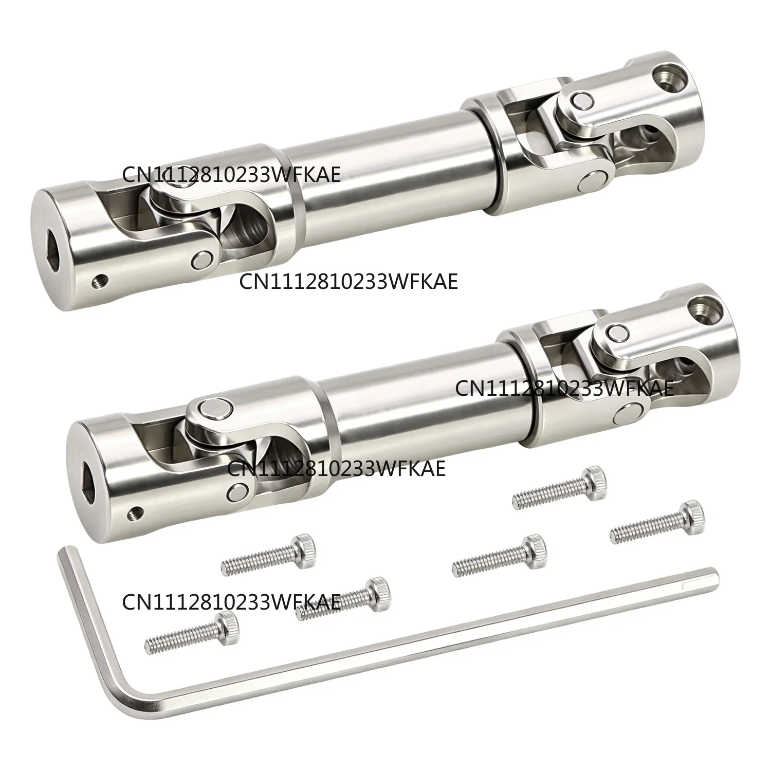 2Pcs Metal Stainless Steel Drive Shaft Driveshaft for MJX 1/18 HYPER GO H18P RC Crawler Upgrade Parts