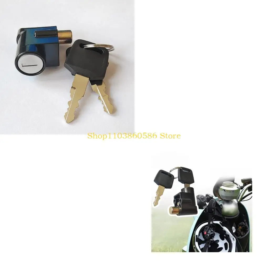 242A Heavy Duty Electric Bike Battery Lock Anti Skid Anti Theft Design with Reinforced Metal Body Easy to Use for Outdoor