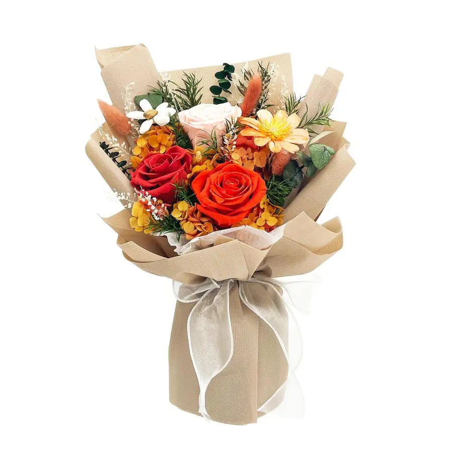 

Flowers for Delivery, Preserved Flowers Bouquet with Gift Box, Rose Gifts for Women Mom Grandma