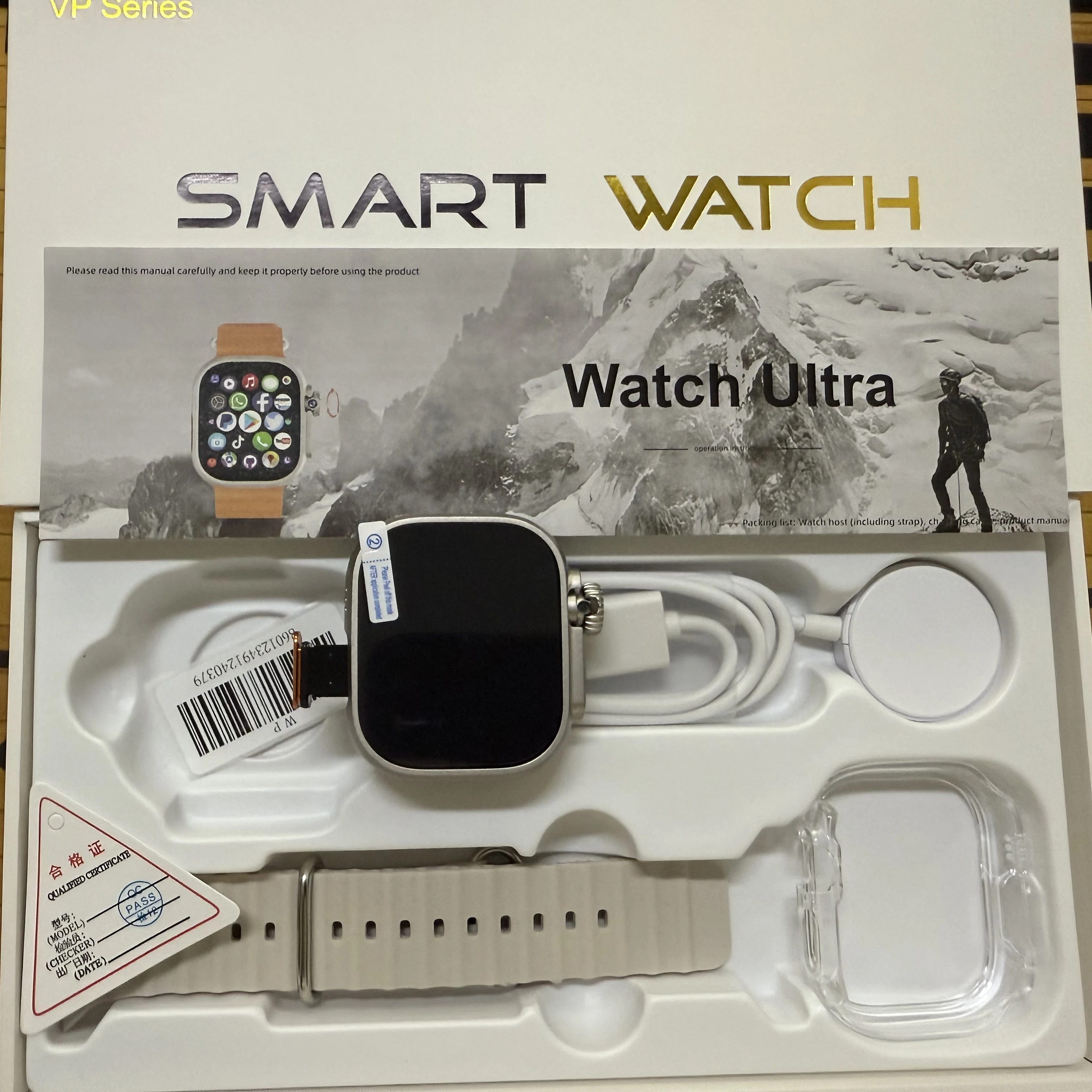 DW100 Pro Plus الإصدار العالمي Ultra Smartwatch مع معرف اللمس 2.29 بوصة شاشة كبيرة كاميرا دوارة NFC GPS موقف WIFI Connect #3