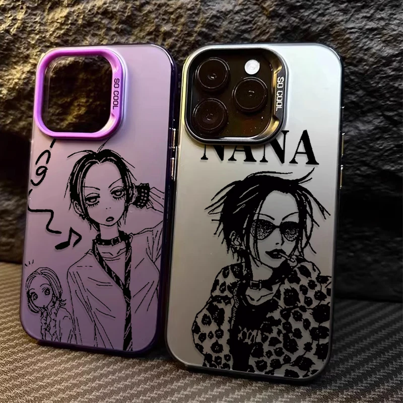 Popular Cool Anime NANA Phone Case for Samsung Galaxy S24 S23 S25 Ultra S22 S21 Plus FE A56 A36 A26 5G A16 A06 4G Note 20 Cover