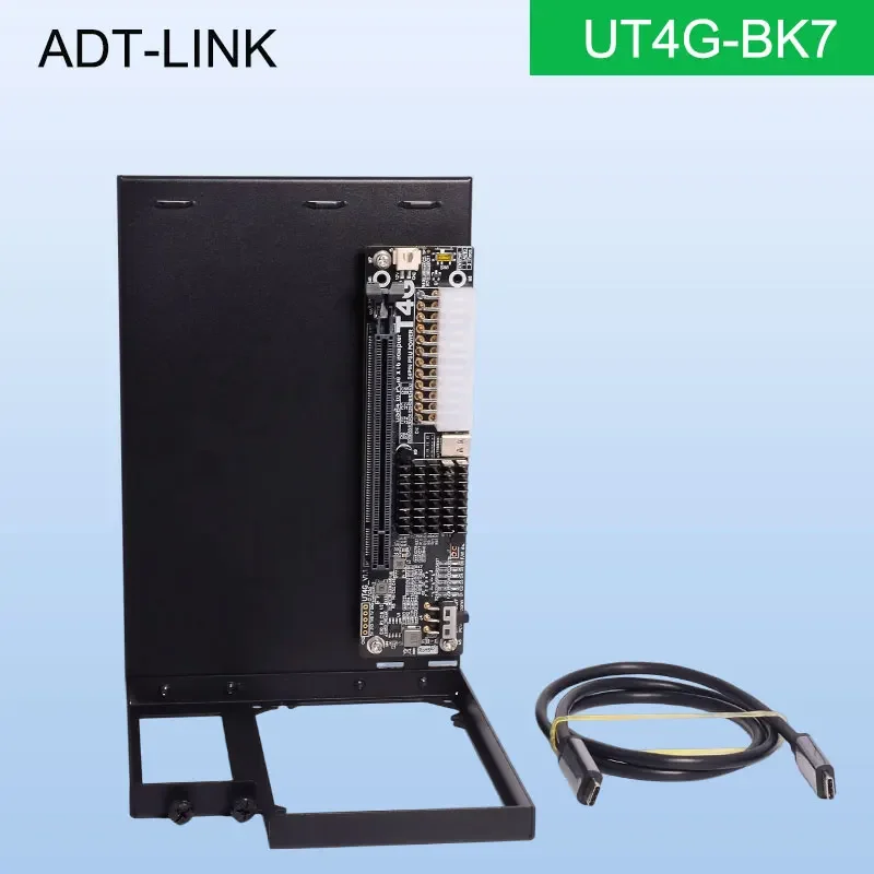 

Видеокарта для ноутбука ADT-LINK, внешняя с кронштейном, док-станция USB4 к PCIe 4.0x4, совместимая с Thunderbolt 3/4 UT4G