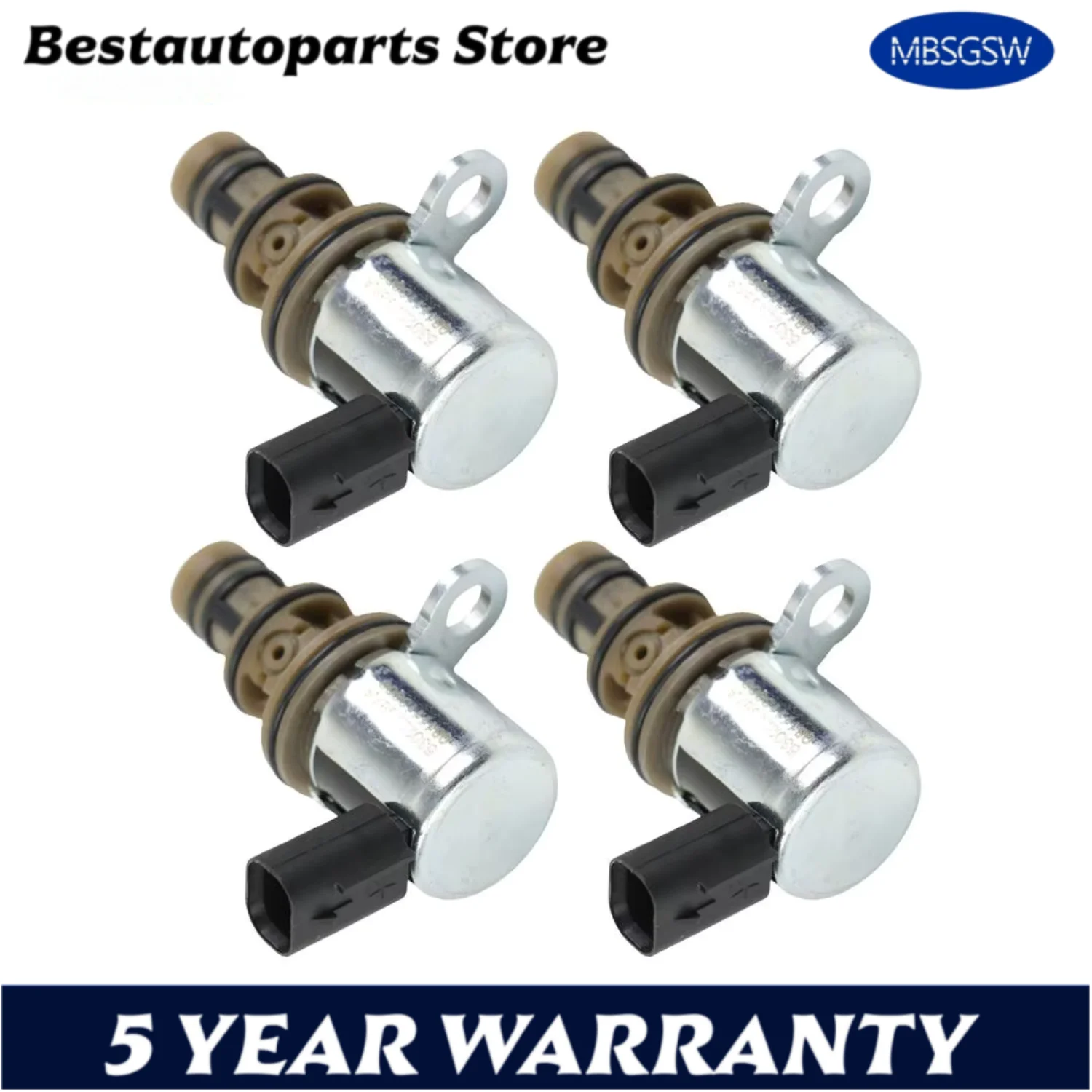 

4PCS Engine Multiple Displacement Solenoid 53022298AA For 2010-2021 Dodge Ram 1500 5.7L