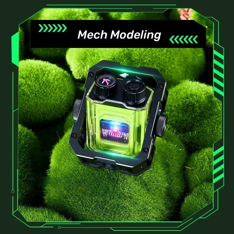 

Creative Mechanical Gyro USB Charging Dual Arc Lighter High Rotation Decompression Gyro Metal Pulse Lighter Personalized Gift