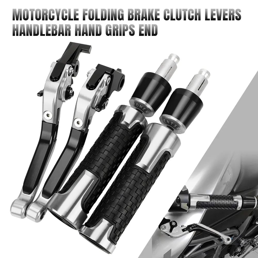 

Motorcycle Brake Clutch Levers Handlebar Handle bar Hand Grips ends For BMW C650 SPORT C650SPORT 2015 2016 2017