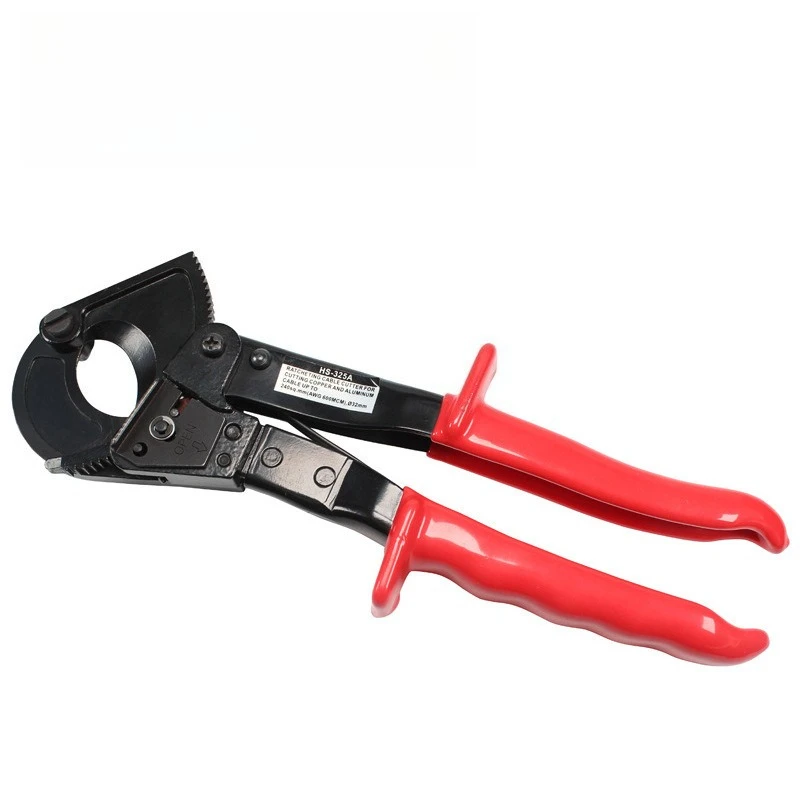 Ratchet Labor Saving Wire Cutter HS325A Style For Copper Aluminum Cable Electrical Work