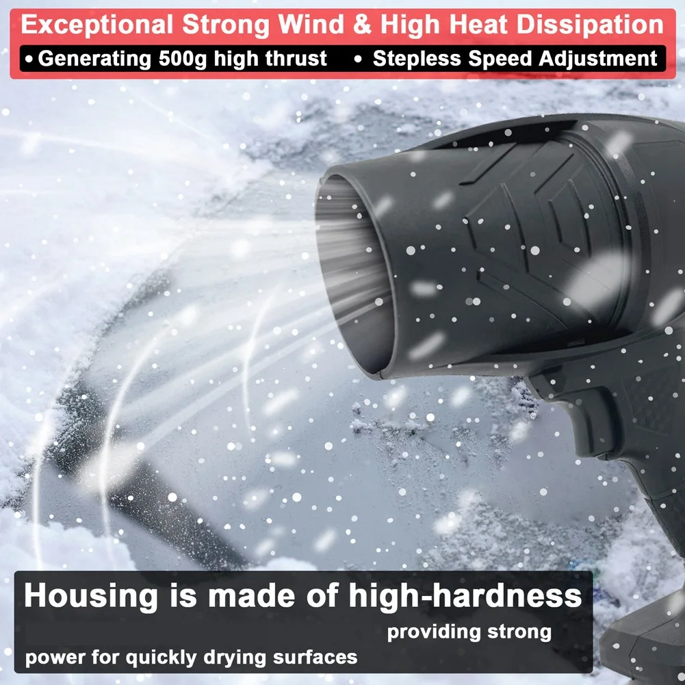 Y17A High Power Turbo Fan Thrust Violent Fan Stepless Speed Turbofan Leaf Blower Handheld Mini Jet Fan For  Battery