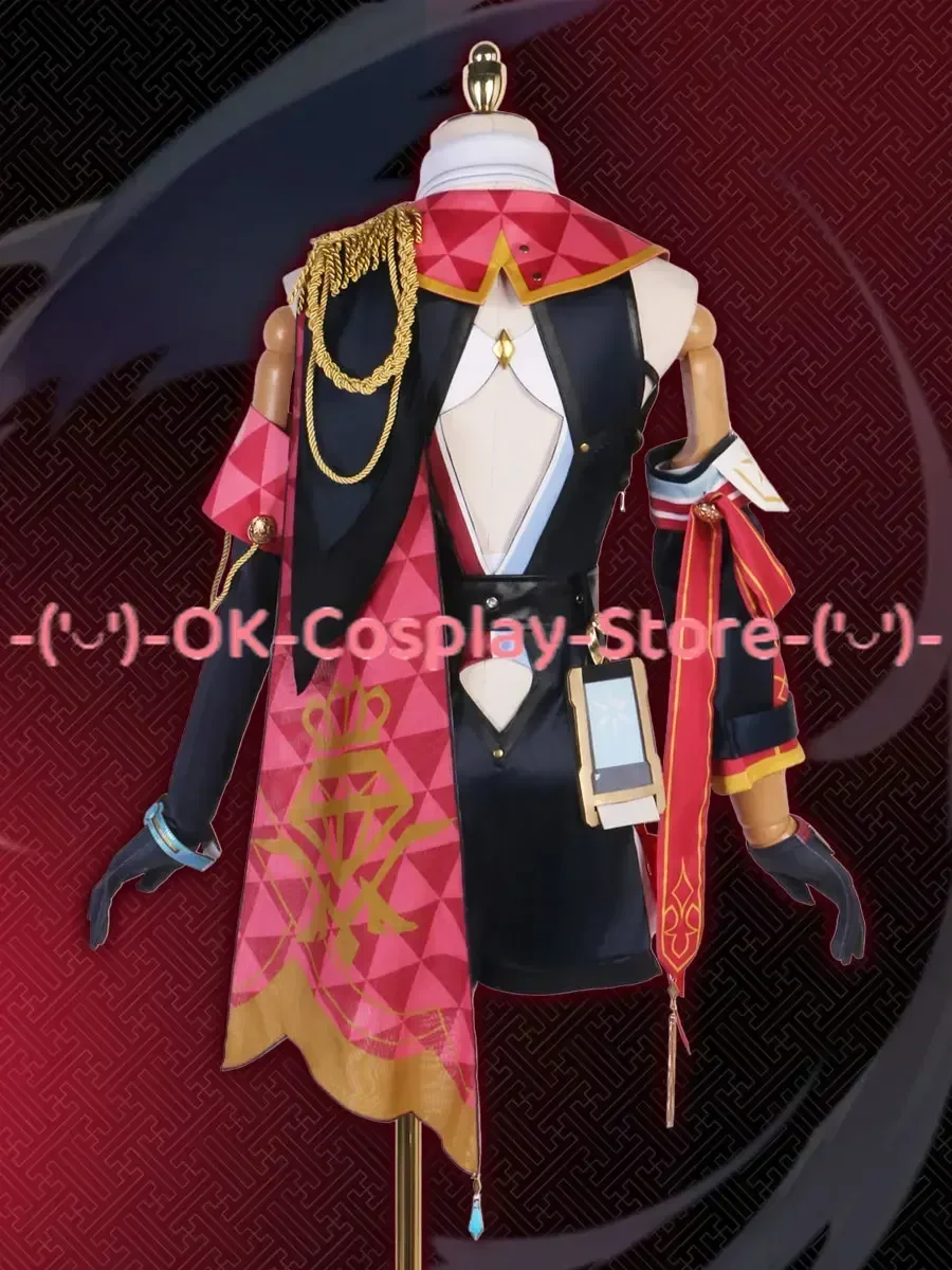 [Custom Made] Game Honkai: Star Rail Topaz Cosplay Costume Women Cute Party Dress Halloween Carnival Uniforms Anime Clothing