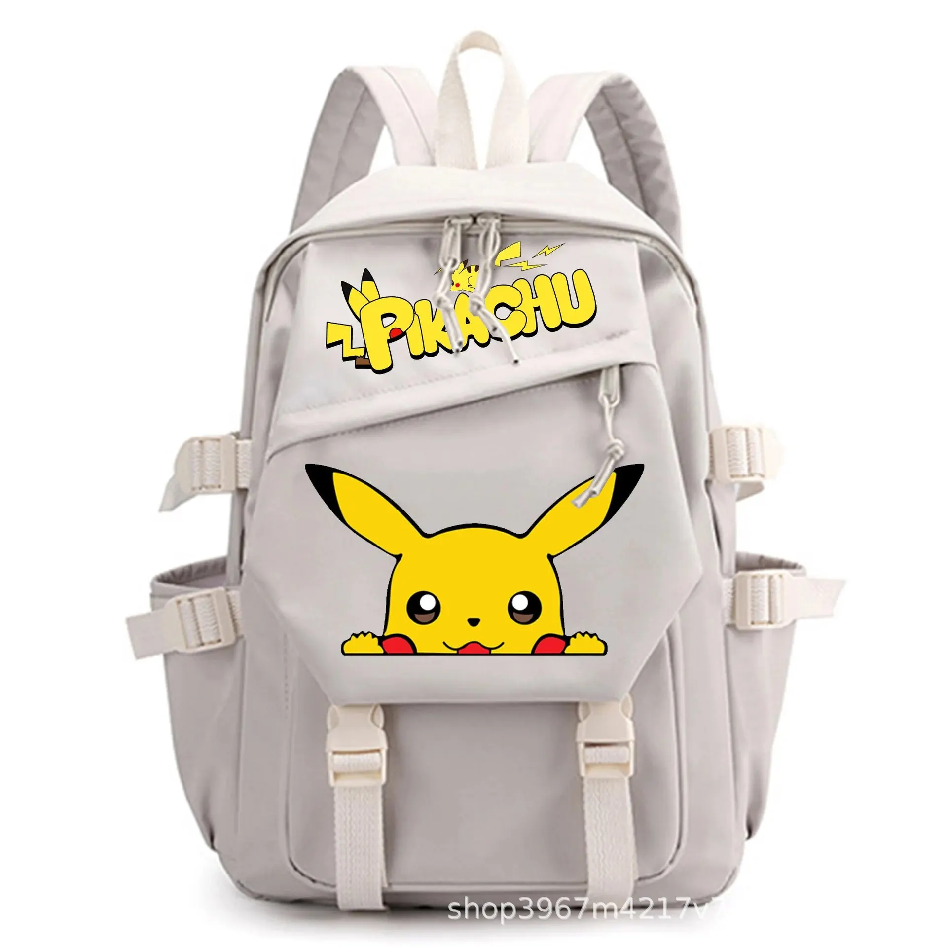 Anime Pokemon Cartoon Pikachu Waterproof Gengar Dacron Backpack Pack Hot Schoolbags For Kids Student Laptop Snorlax Book Gift