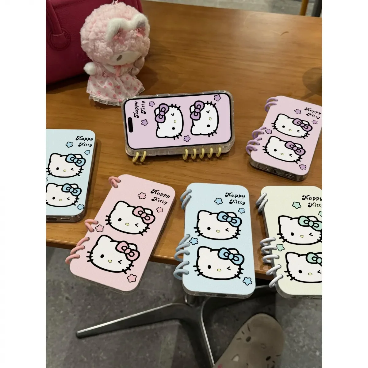 

kawaii Sanrio Fun Cartoon polychrome Hellokitty Laptop Flip phone case Phone Case for IPhone 11 12 13 14 15 16 ProMax Soft shell
