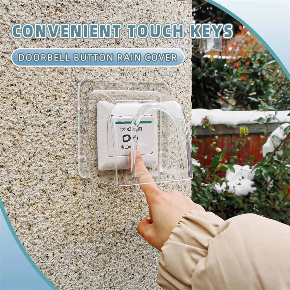 Polycarbonate Rain Protection Cover Designed Specifically for FOR Entry Management System Doorbell Card Applications