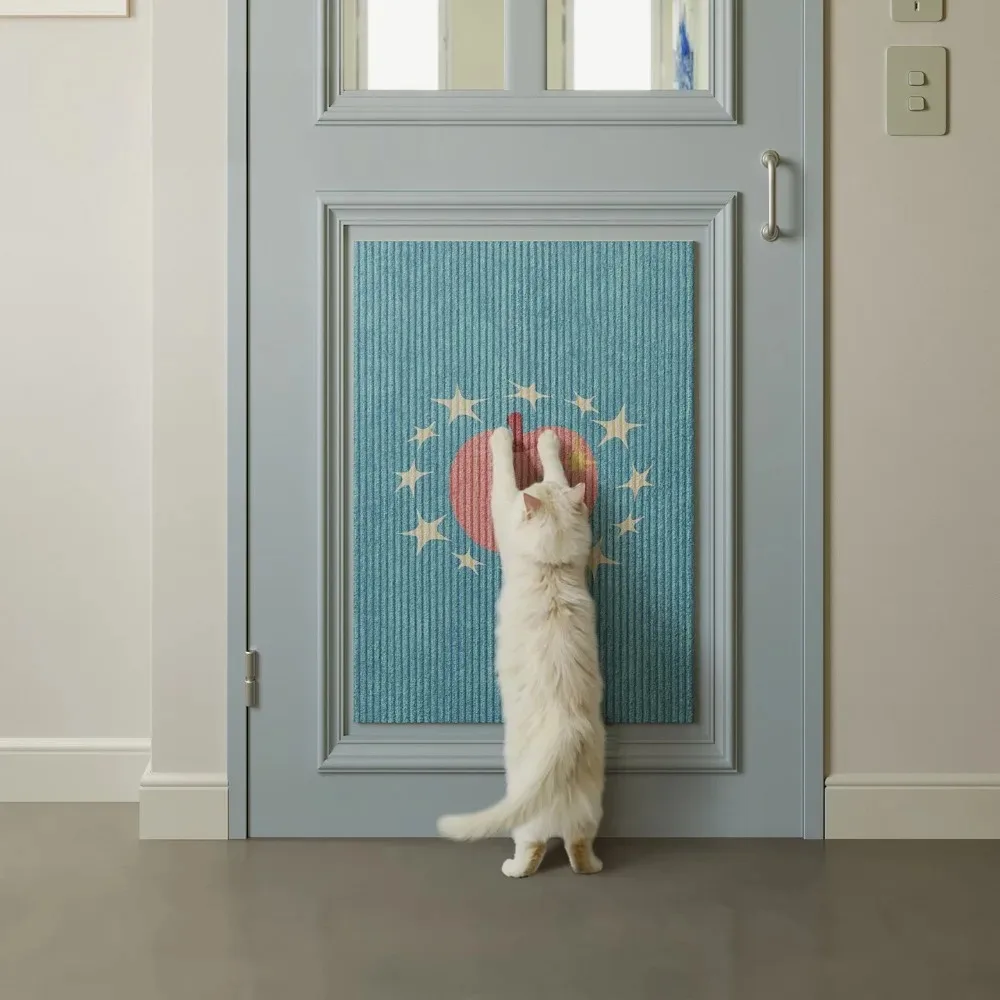 cratch-Proof Mint Apple Cat Scratch Pad – Extra Thick, Durable, Self-Adhesive Wall-Mounted Protector for Furniture & Sofa