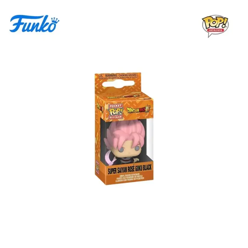 Funko pop clássicos dragon ball série super saiyan wukong brinquedo figuras coleção modelo brinquedos presentes de aniversário chaveiro decoração