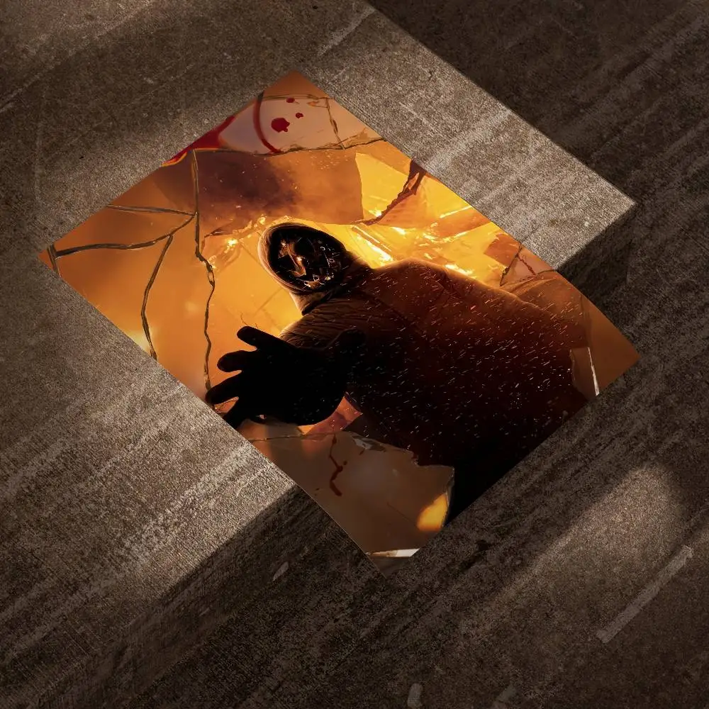 

M-Menace S-Santana Poster Self-adhesive Art Waterproof Paper Sticker Coffee House Bar Room