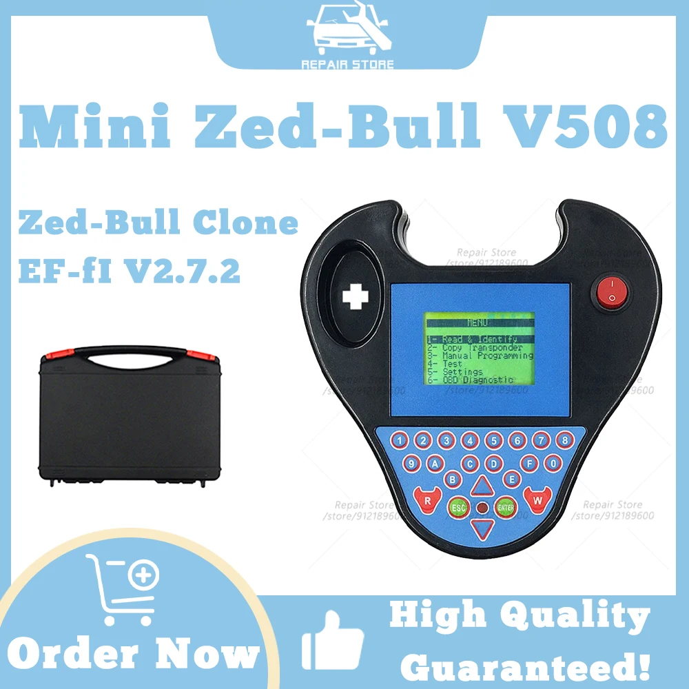 

Mi-ni Zed-Bull V508 ​No Tokens Needed zed-Bull Clone EF-fI V2.7.2 Read Pin Code programming transponders from EEPROM and MCU