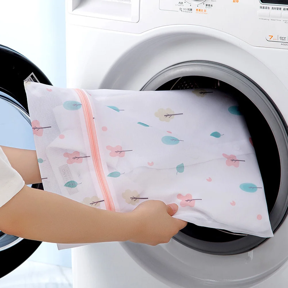 

5Pcs Laundry Bags Set Household Zippered Delicate Bra Underwear Lingerie Washing Bags Protective Storage Pouch for Home Travel