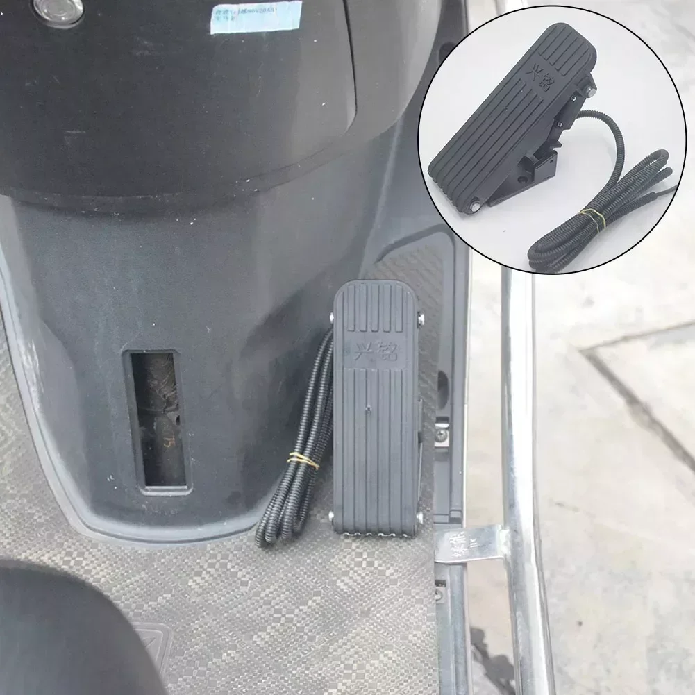 

SPORTFUNSF Электрический ножной ускоритель Электрический велосипедный ножной дроссель Ebike Go Karts Педаль акселератора Велоспорт Управление скоростью Доступ