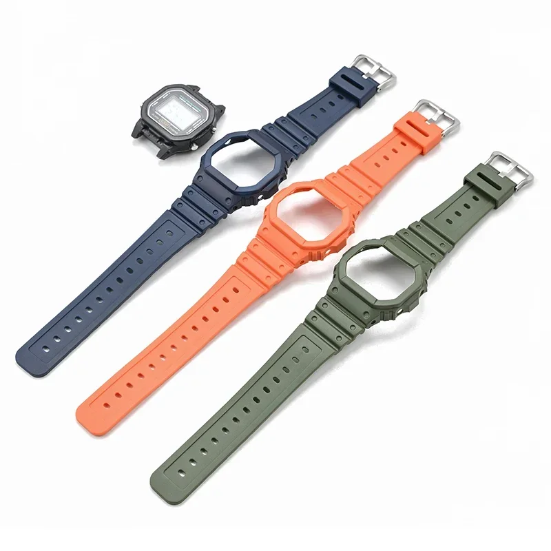 

Rubber Resin Strap Case for Casio G-Shock DW-5600 GW-M5610 GW-B5600 G-5600 Men Women Replacement Bracelet Band Watch Accessories seiko mod parts