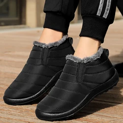Snow Boots Woman Casual Shoes Woman Slip On Ladies Shoes Plush Unisex Waterproof Ankle Boots Fur Botas Mujer Boots Women