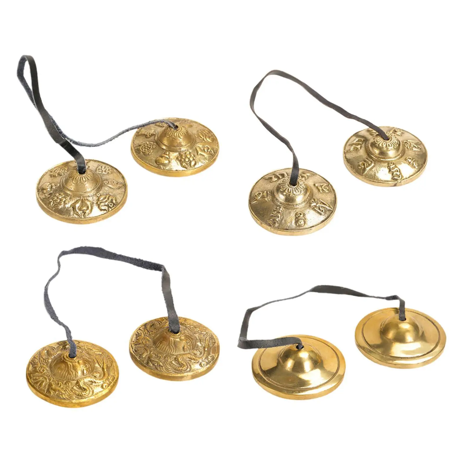 

Tibetan Tingsha Cymbals 6.5cm Diameter Easy to Play Tibetan Meditation Bells
