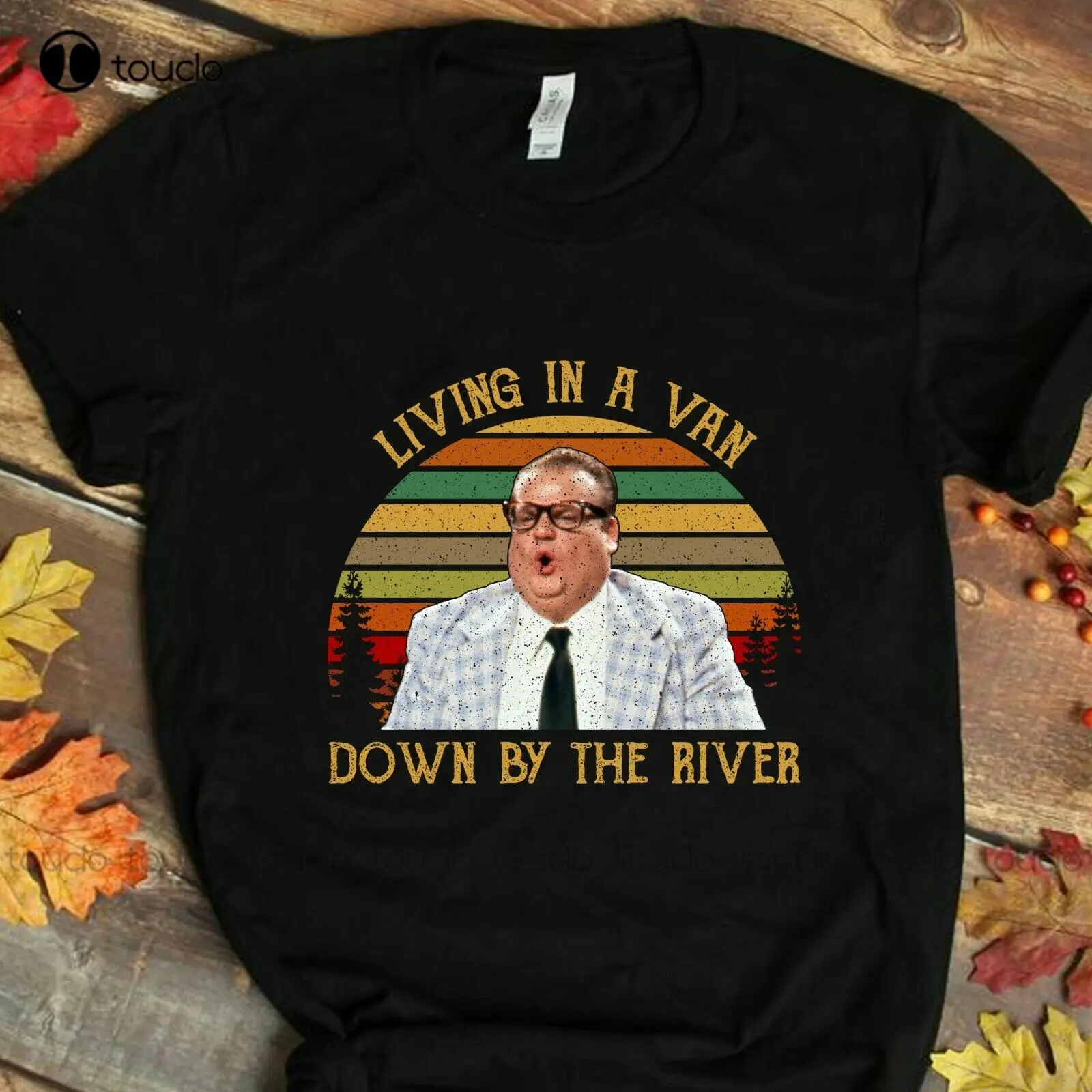 New Living In A Van Down By The River Shirt Matt Foley Vintage T-Shirt Baseball Shirt Women Men Streetwear Tshirt New Popular