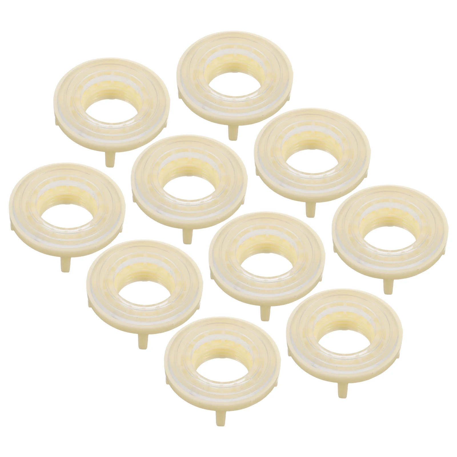 

10 Sets Faucet Nuts Washers Plastic Fixing Accessories for Kitchen Bathroom Taps Repair Sturdy ABS Fitting Set
