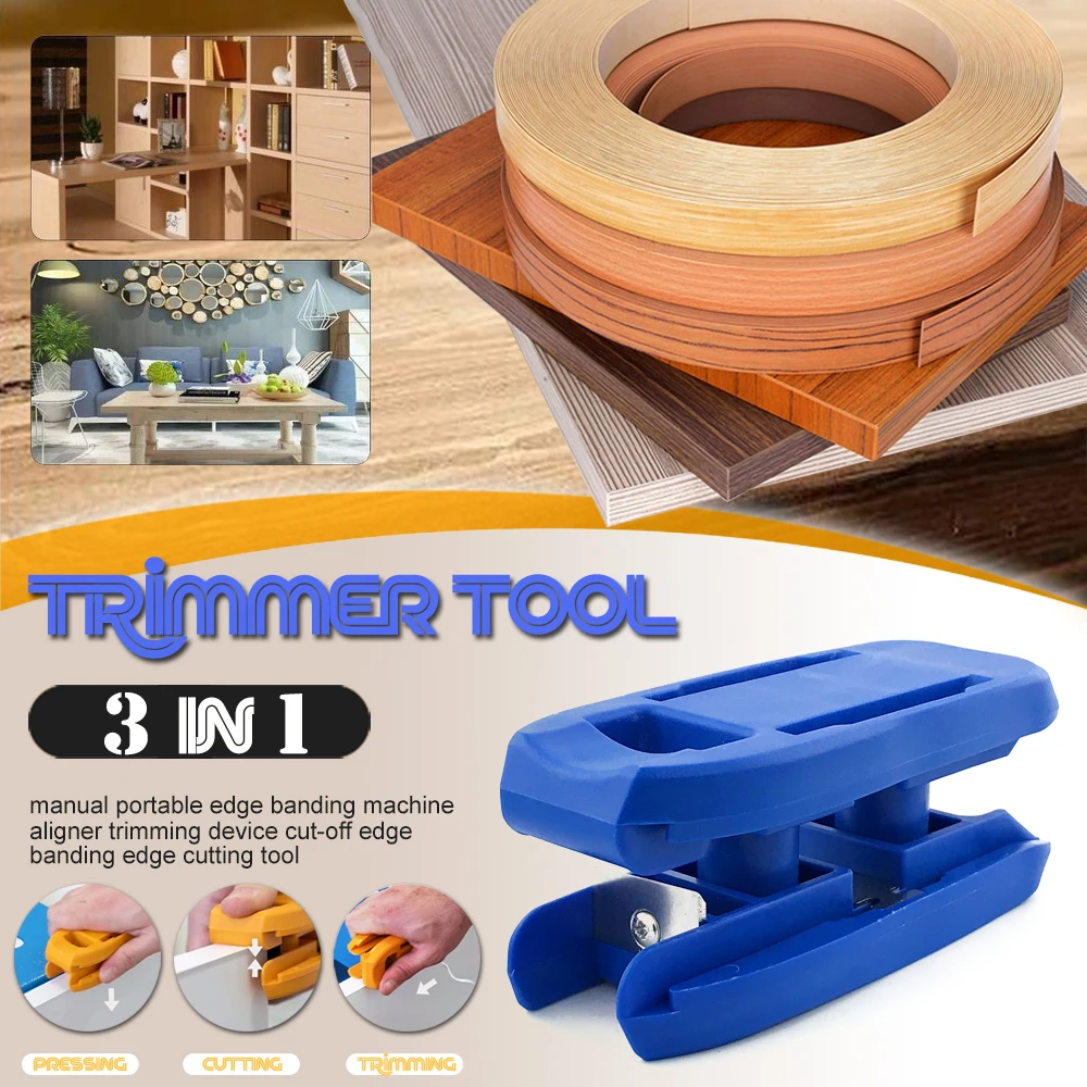 2026 Four Styles Manual Edge Banding Trimmer for Wood Plastic PVC Plywood Melamine - Woodworking Tool for Head & Tail Trimming