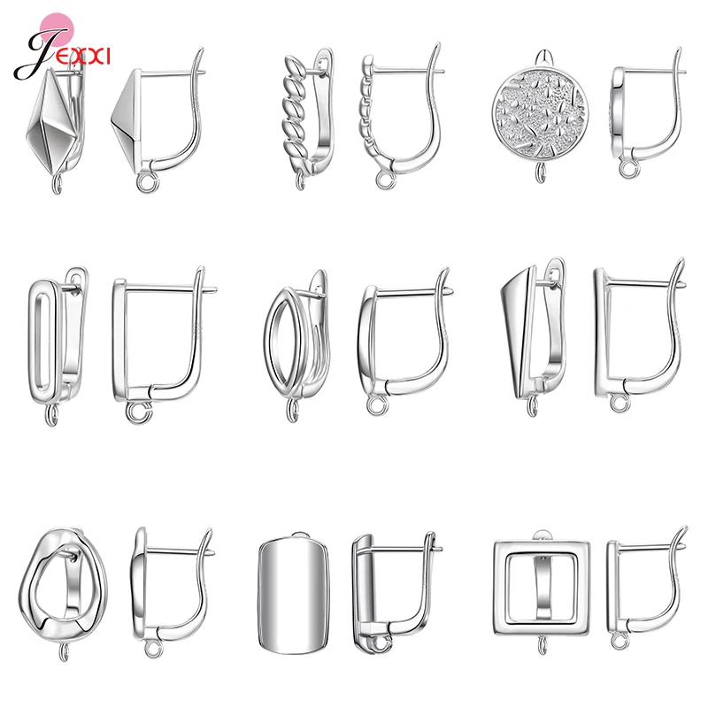 New Arrival French Lever Earring Hooks Wire Settings Base Hoops Earrings DIY Jewelry Making Supplies Accessories