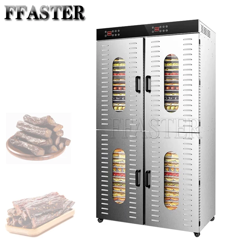 Food Dried Fruit Machine Dryer For Vegetables Dried Fruit Meat Stainless Steel Dehydrator Fruit Drying Machine220V