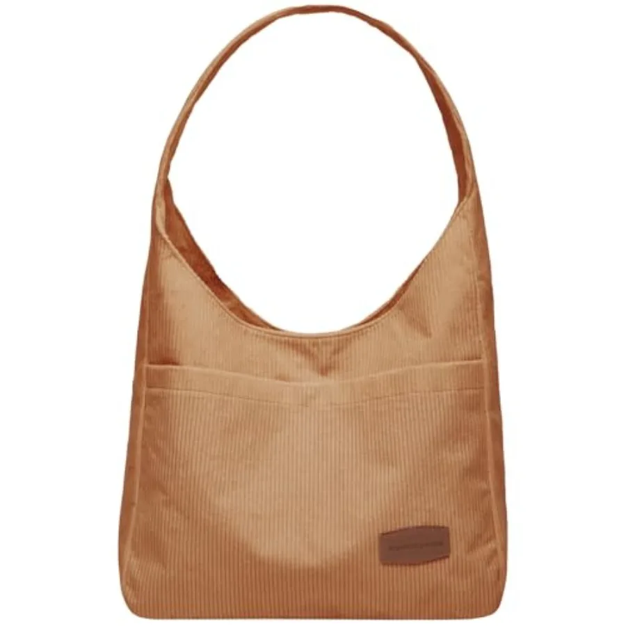 

Вельветовая сумка-тоут унисекс в стиле ретро, многокарманная сумка через плечо для работы и учебы, сумка-мессенджер с отделениями