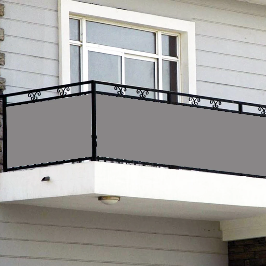 Balcony railing staircase fence,window rain and sun protection, privacy protection, fall protection, 420D straight edge awning