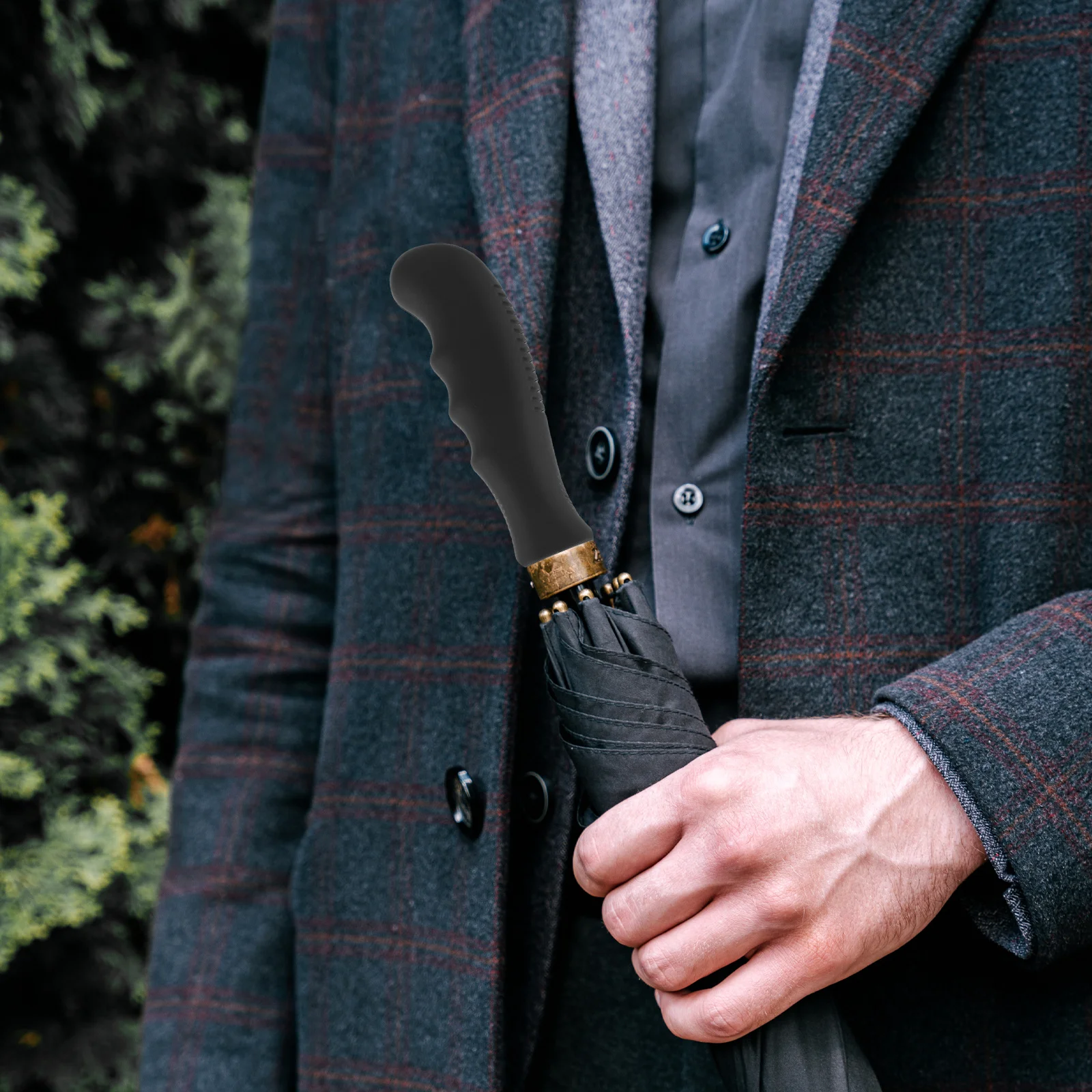 

Replacement Handle for Umbrella Plastic Sturdy Anti-Slip Grip Uv Rain Umbrella Handle Durable Plastic Grip Replacement