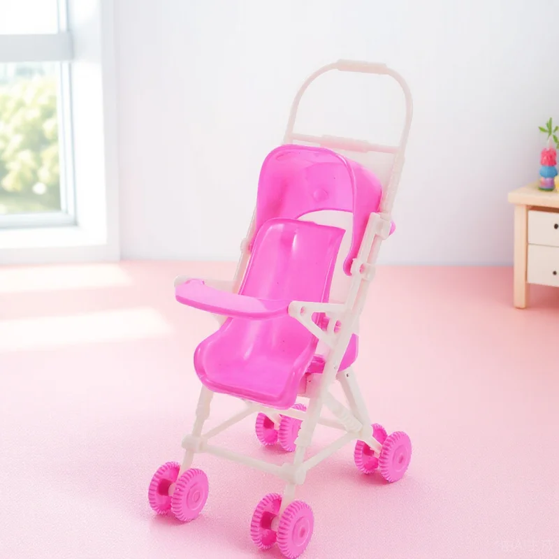 

Realistic Baby Pushchair Plastic Stroller Simulation Play House Decor Accessories for Kids Party Favor Baby Stroller
